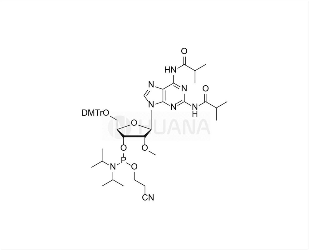 DMTr-2'-O-Me-N2,N6-Diibu-2-amido-rA-3'-CE-fosforamidite