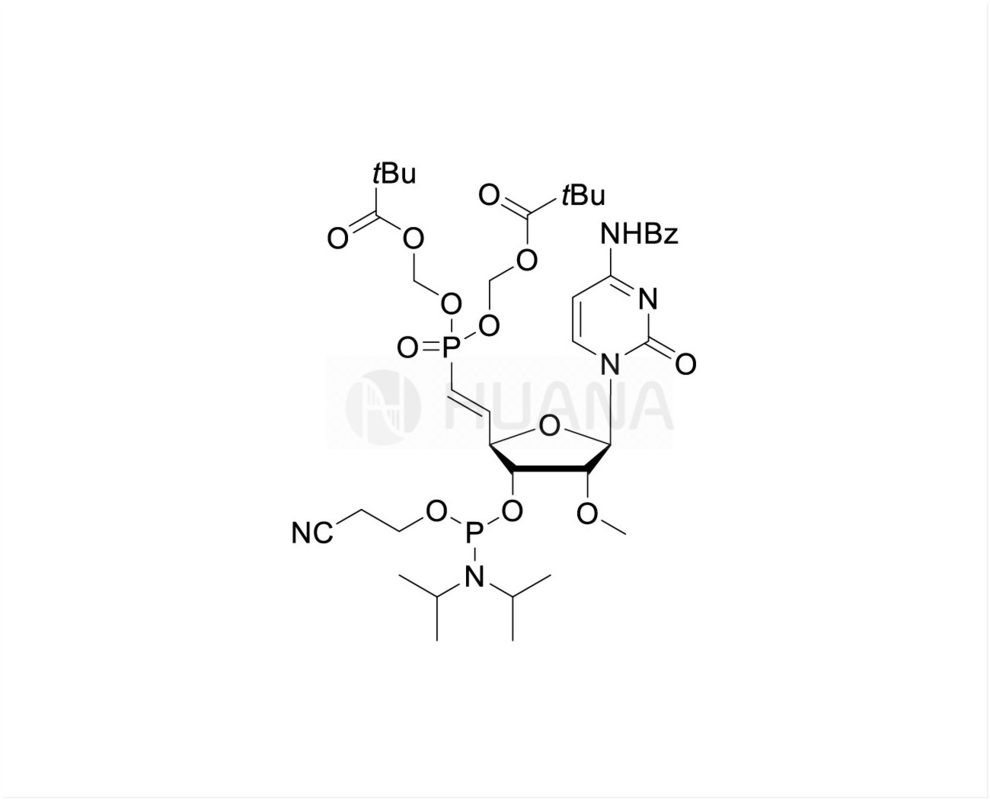 5'-POM-(E) - vinilefosfonato-2'-O-Me-rC(Bz)-3'-CE-fosforamidite