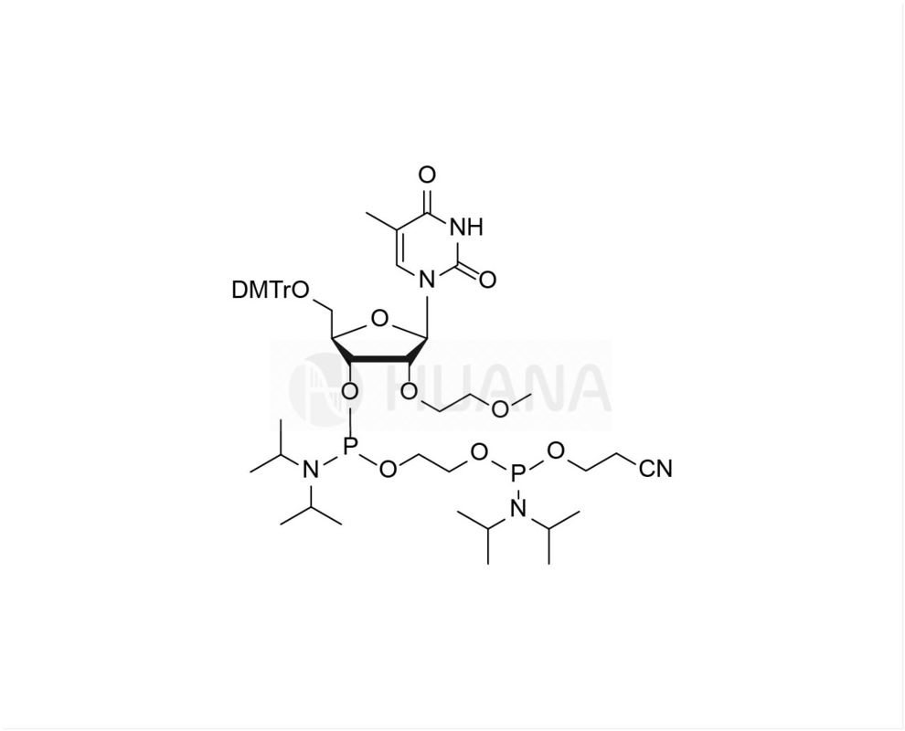 5'-O-DMT-2'-O-MOE-rT-3'- ((2-cianetoxi) ((diisopropilamino) fosforamidite) - etil-diisopropilfosforamidite
